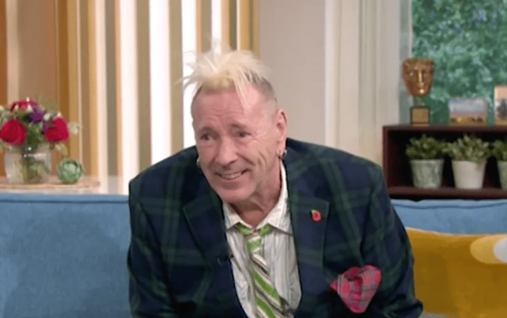 This Morning presenters apologise to viewers during interview with Sex Pistols frontman John Lydon – (ID 525871)