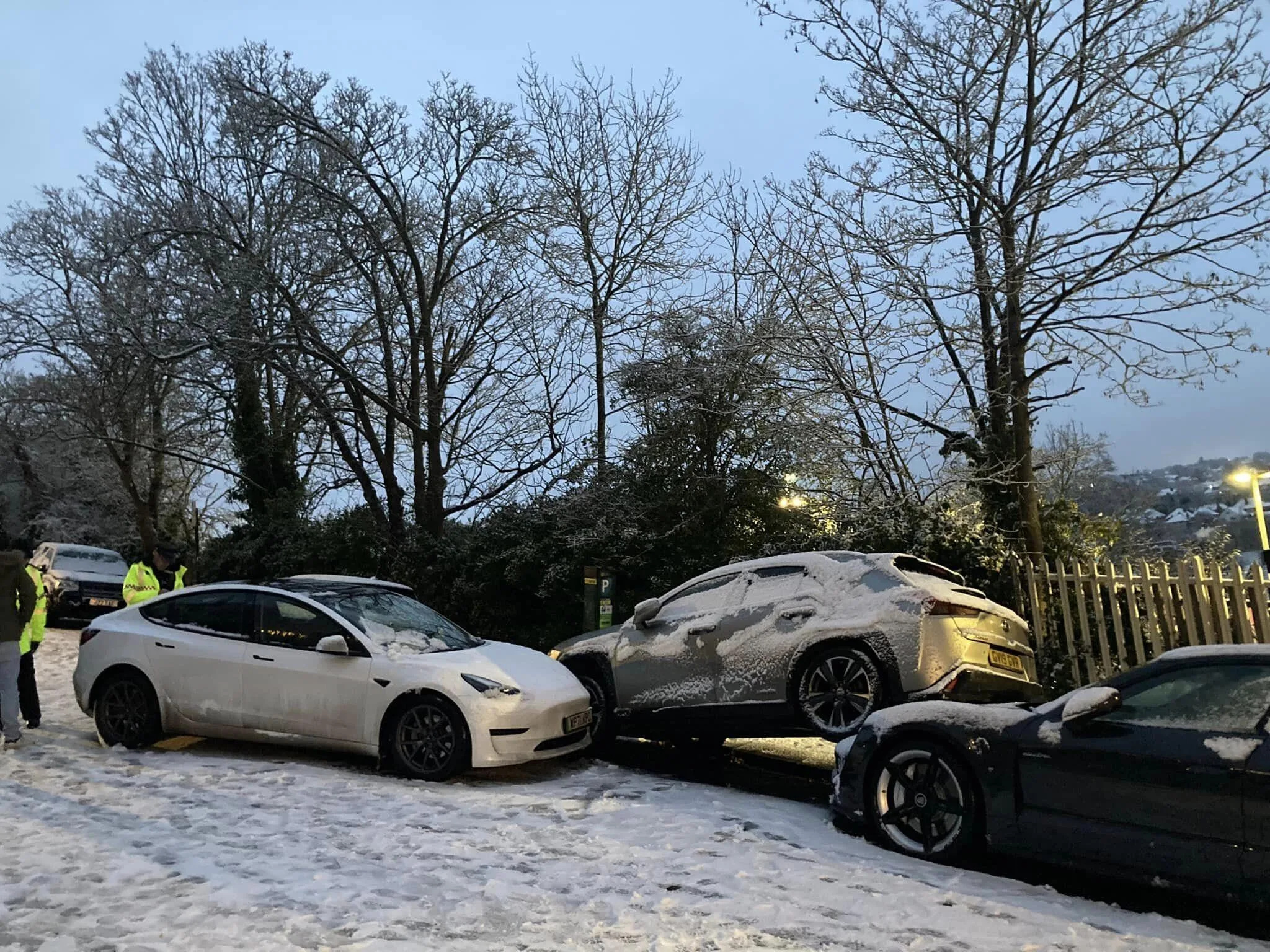 Drivers in Brighton asked to take extra care on icy roads after a number last control on the hilly roads – (ID 536943)
