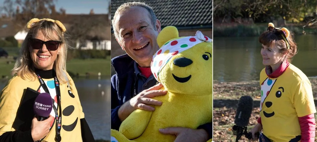 BBC South East team completes pier to pier challenge to raise money for Children in Need – (ID 534082)