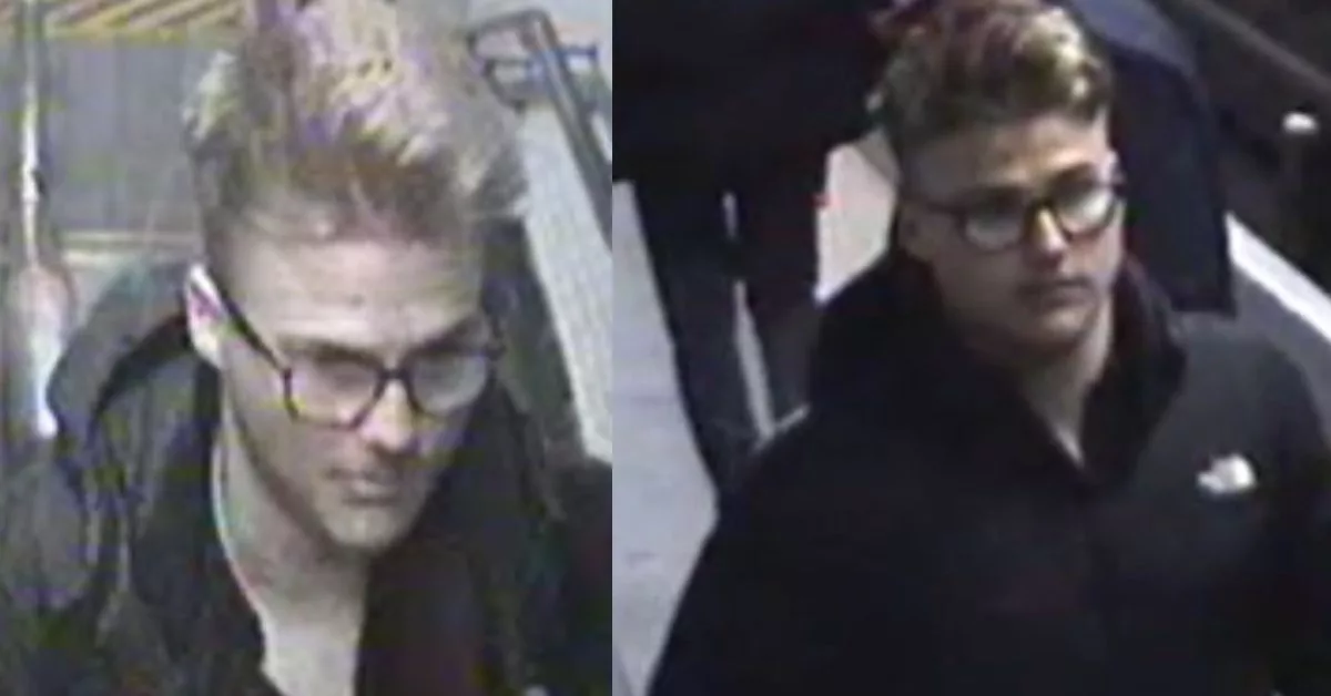 Officers investigating an incident during which a member of rail staff was punched have released CCTV images of a suspect