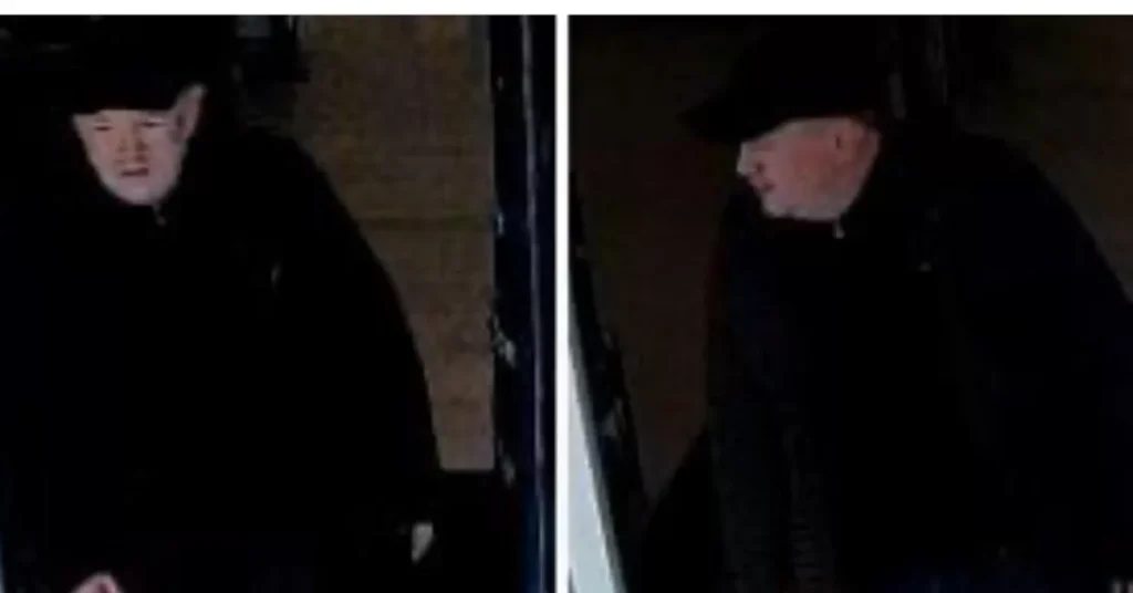 Officers have released an image of a man they believe may have information regarding the theft of a handbag in Old Tiffield Road, Towcester