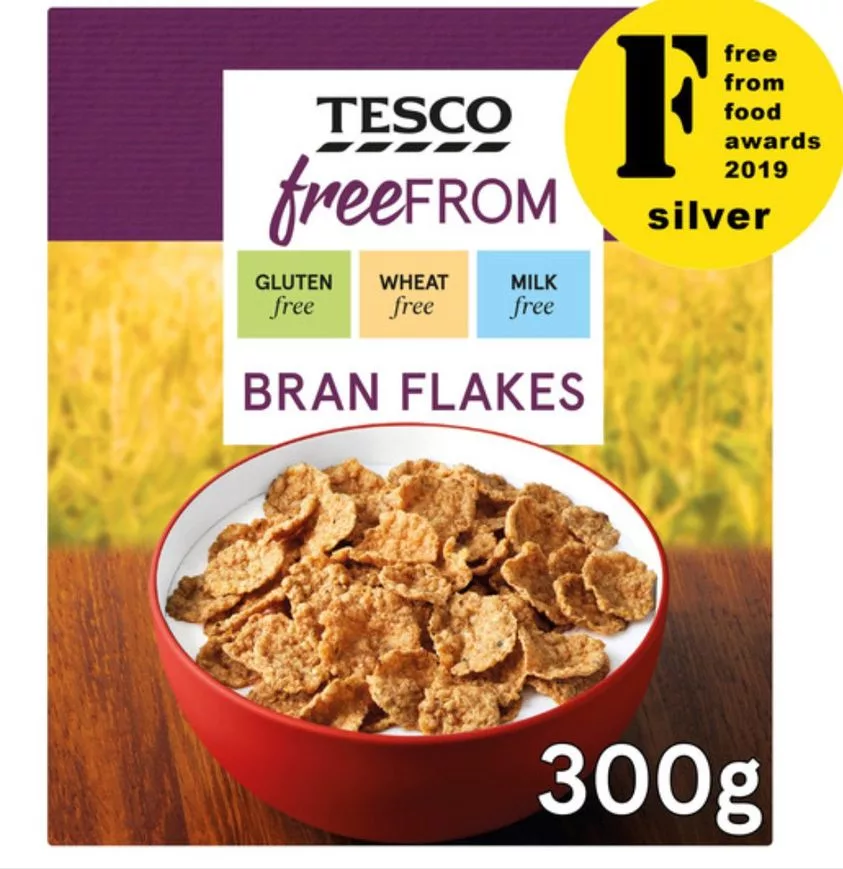 Tesco is recalling their Free From Bran Flakes
