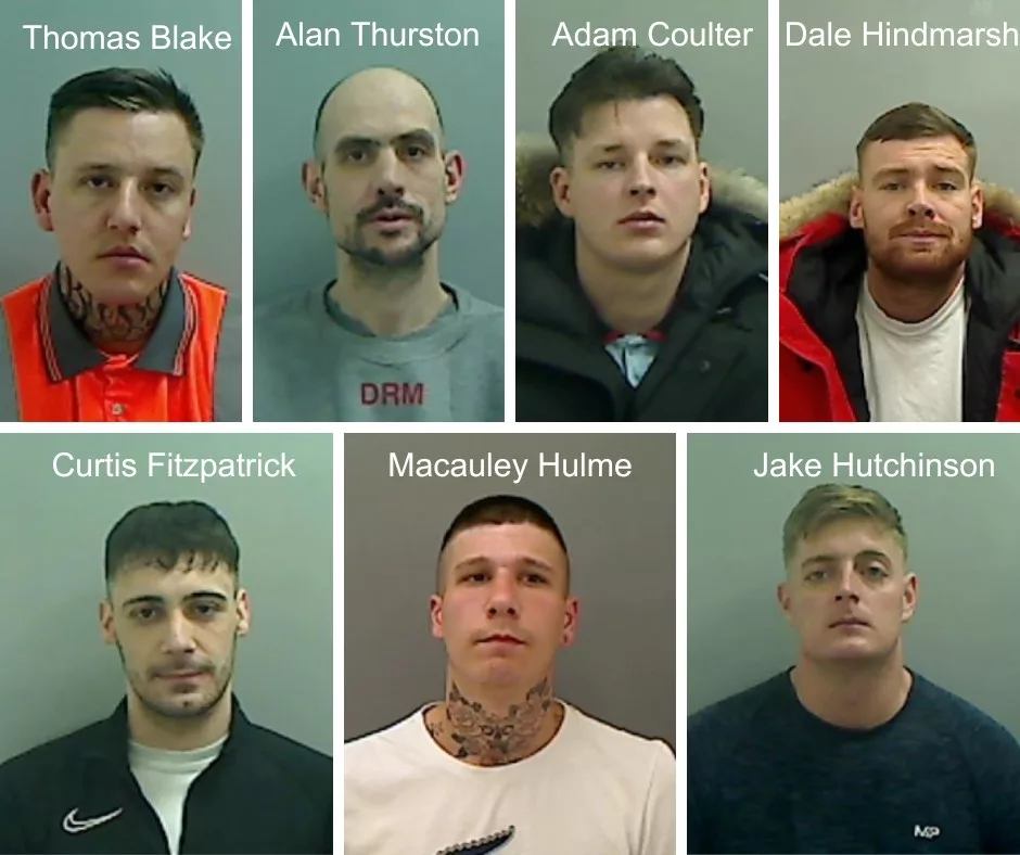 Seven Men Sentenced To More Than 27 Years In Prison