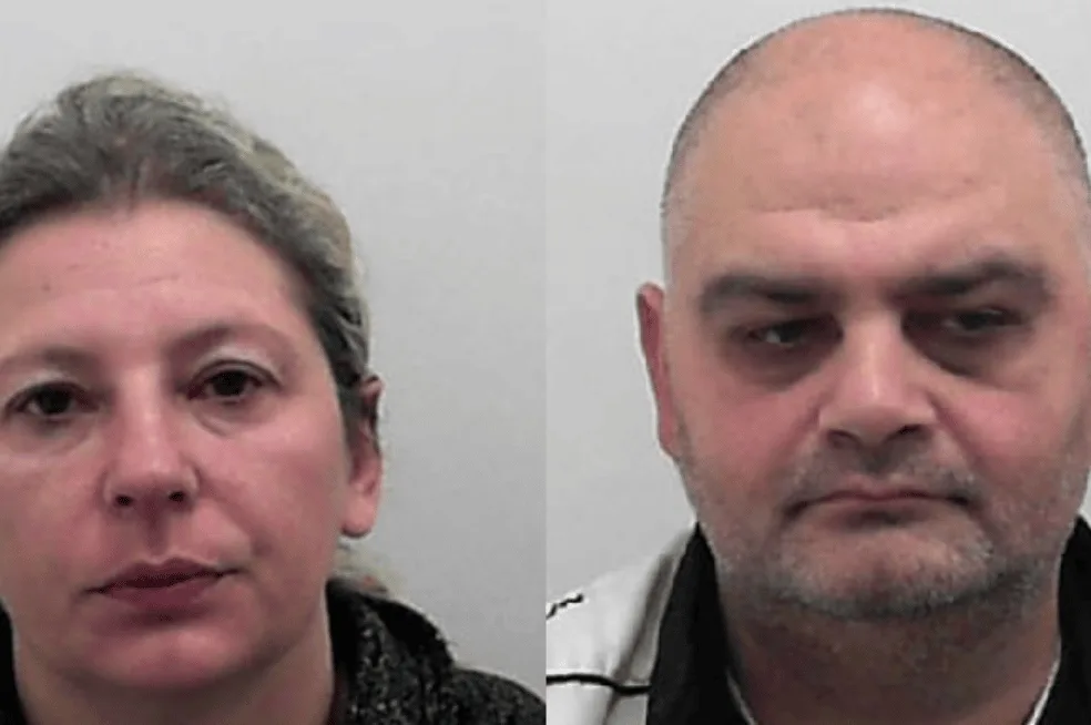 A couple who kept vulnerable people as slaves and forced them to work for free at a car wash business in Bristol were sentenced to a tota…
