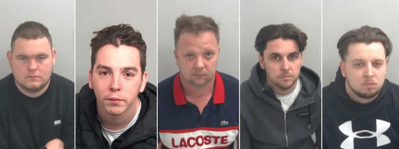 Five men have been jailed for total of 50 years after officers from our serious and organised crime unit were able to link them unquestio…