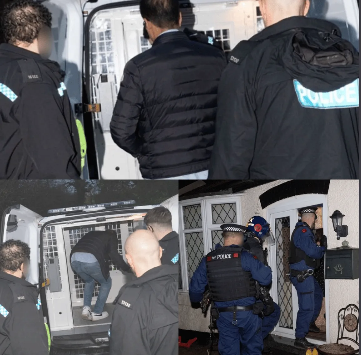 This was the moment officers from GMP led a 54-year-old Altrincham man to custody after placing him under arrest on suspicion of the non-…
