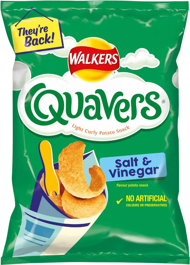 Walkers Discontinues Salt And Vinegar Quavers To Fans' Dismay