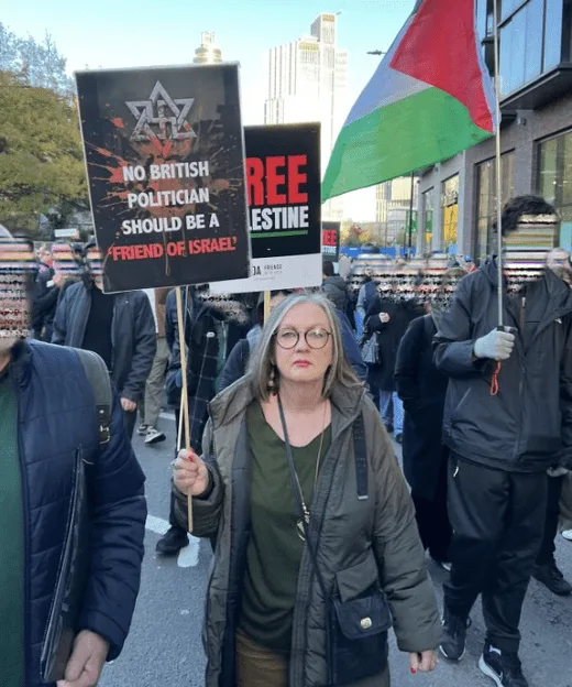 Eastbourne Councillor Kay Green is wrongly named after The Met Police issue appeal following a Pro-Palestinian Demonstration in London