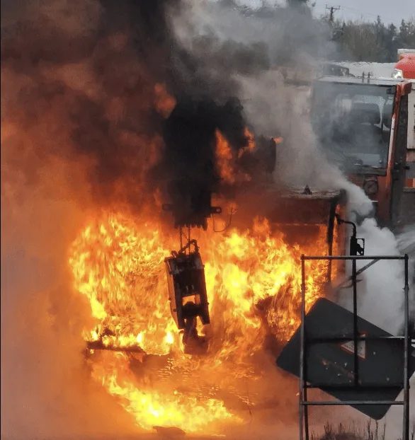 M20 Lane Closure Continues Following Crane Lorry Fire