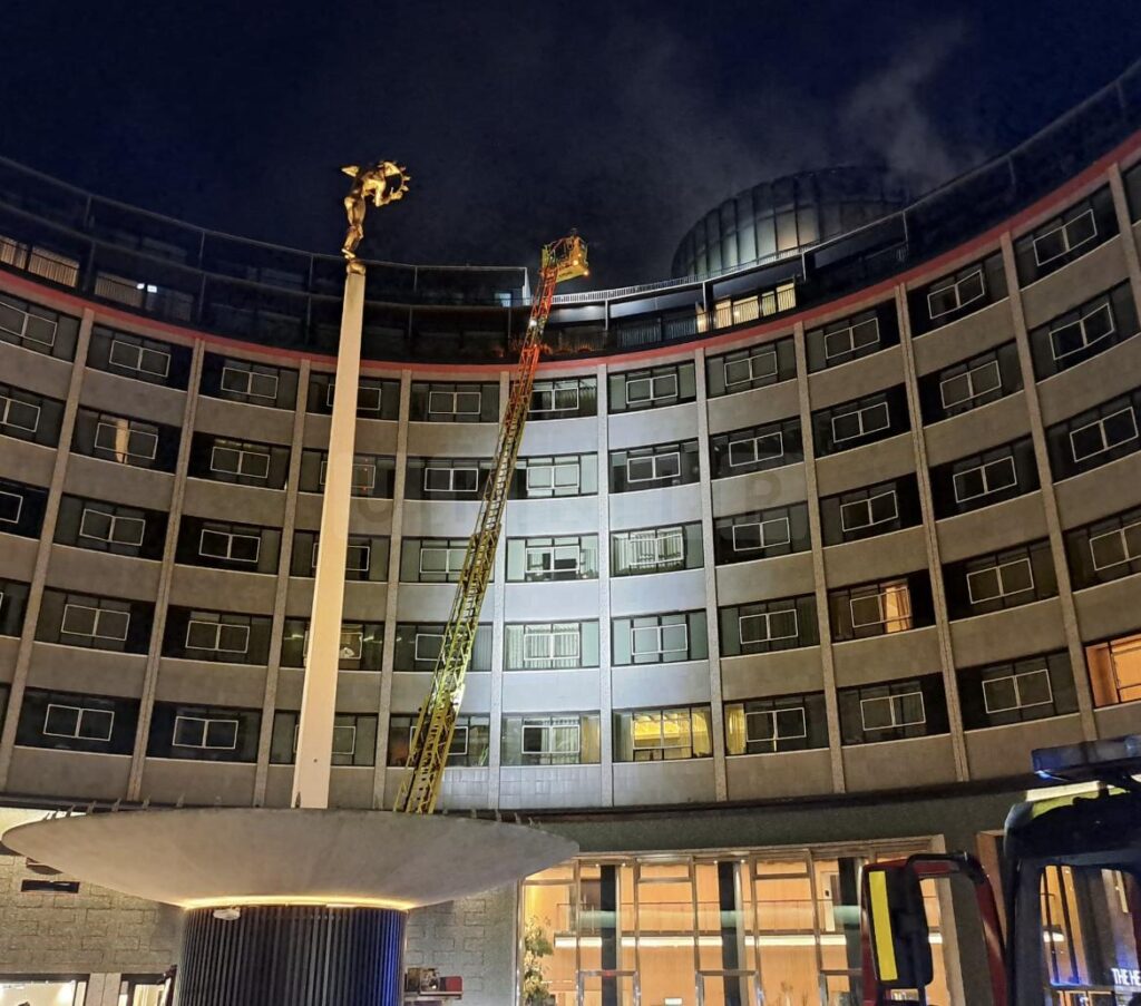 100 Firefighters Battle Blaze at Nine-Storey Building on Wood Lane