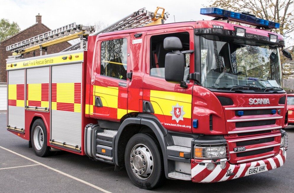 Kitchen Blaze Sparks Panic in Northfleet – UKNIP