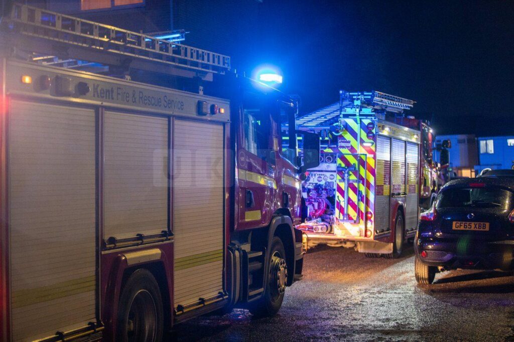 Fire Crews Tackle Vehicle Blaze in Hawkhurst