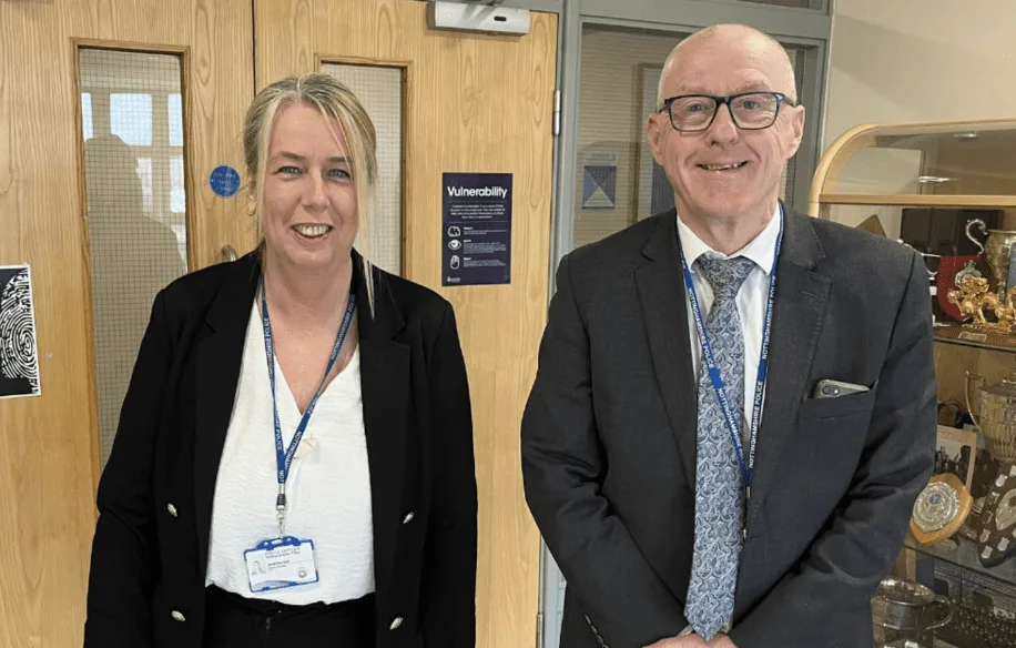 Two police investigators have won recognition after bringing an online stalker to justice for a relentless campaign of harassment against