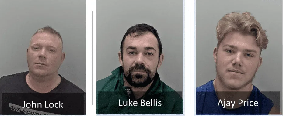 Three men found guilty of the murder of a 51-year-old man in Kington, Herefordshire, have been sentenced at Worcester Crown Court – (ID 5…