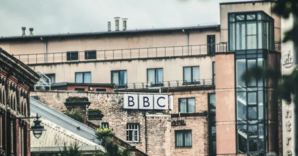 The resignation of Richard Sharp as BBC chairman following revelations of his involvement in loan guarantees for former Prime Minister Bo