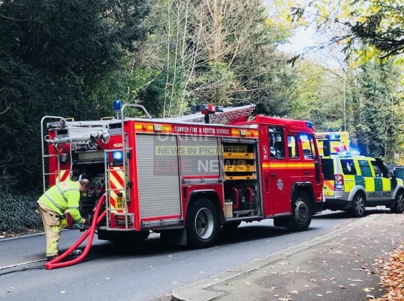 Horror Crash on Reigate Hill: Vintage 1902 Benz and 3 Cars in Multi-Vehicle Smash During Brighton Run