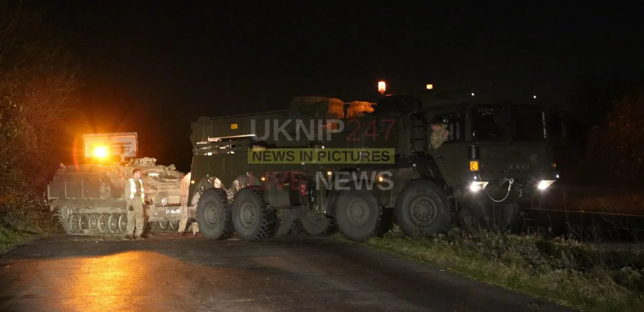 A3 Southbound Shut as British Army Recovers Stormer Missile Vehicle After Skid Near Clanfield