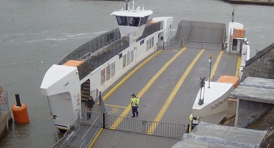 Isle of Wight Floating Bridge Suspended After Crashing Into East Cowes Wall—Service Halted, No Injuries