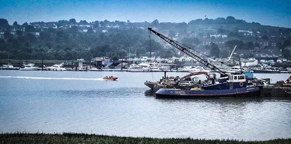 Police Search River Medway in Rochester