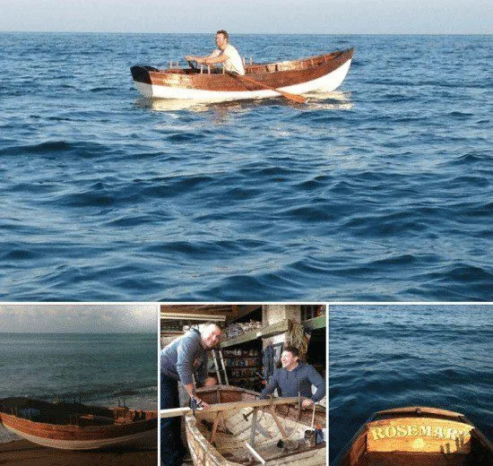 Brave Rower to Circle Isle of Wight in Grandad’s Vintage Boat for Cancer and Suicide Charities