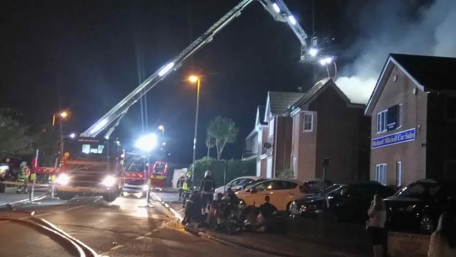 Gas Explosion Sparks Fiery Blaze in Park Gate Flats – Residents Evacuated, Pets Rescued