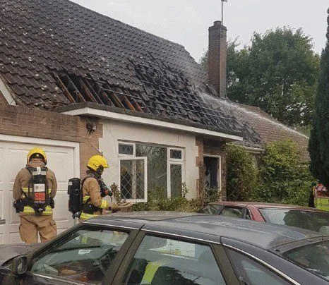 Heroic Firefighters Rescue 92-Year-Old Man from Burning Fleet Home