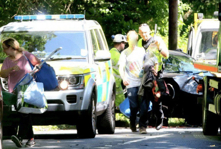 Child Injured in Three-Car Crash Closes A3054 Near Yarmouth