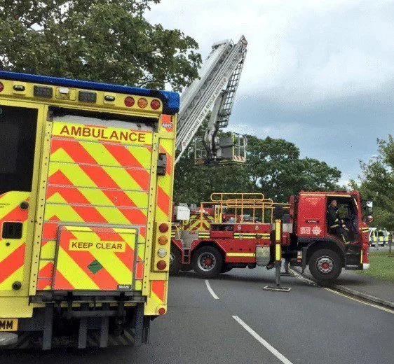 Southsea Blaze on Malvern Road: Man Rescued and Treated After House Fire