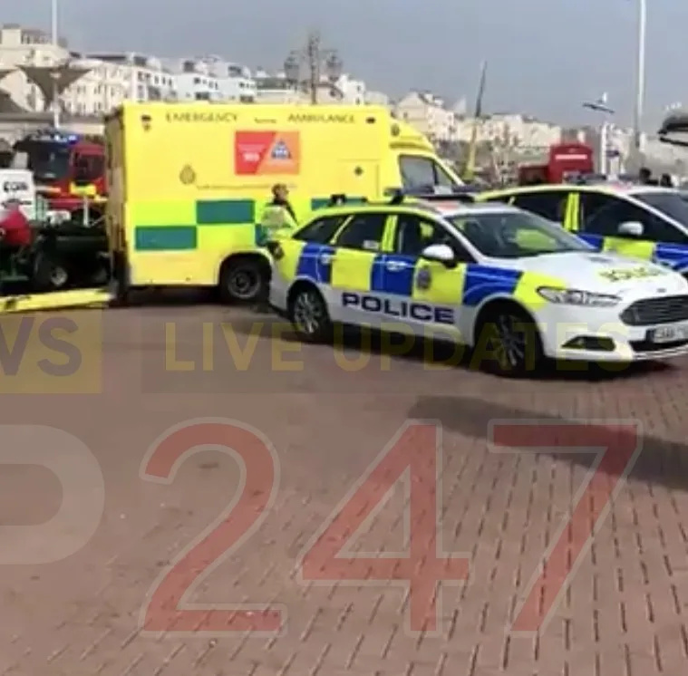 Four hurt after ride comes loose on Brighton Pier