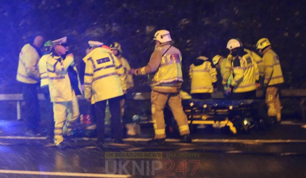 Child Critically Injured in M25 Crash Near Brentwood – Driver Arrested at Scene