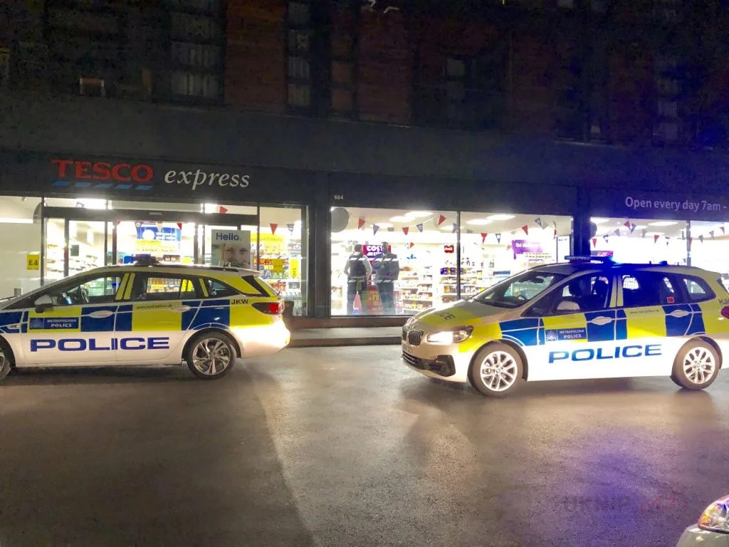 Knife-Wielding Thug Robs Man Outside Tesco Express in Kingsbury – Victim Unharmed