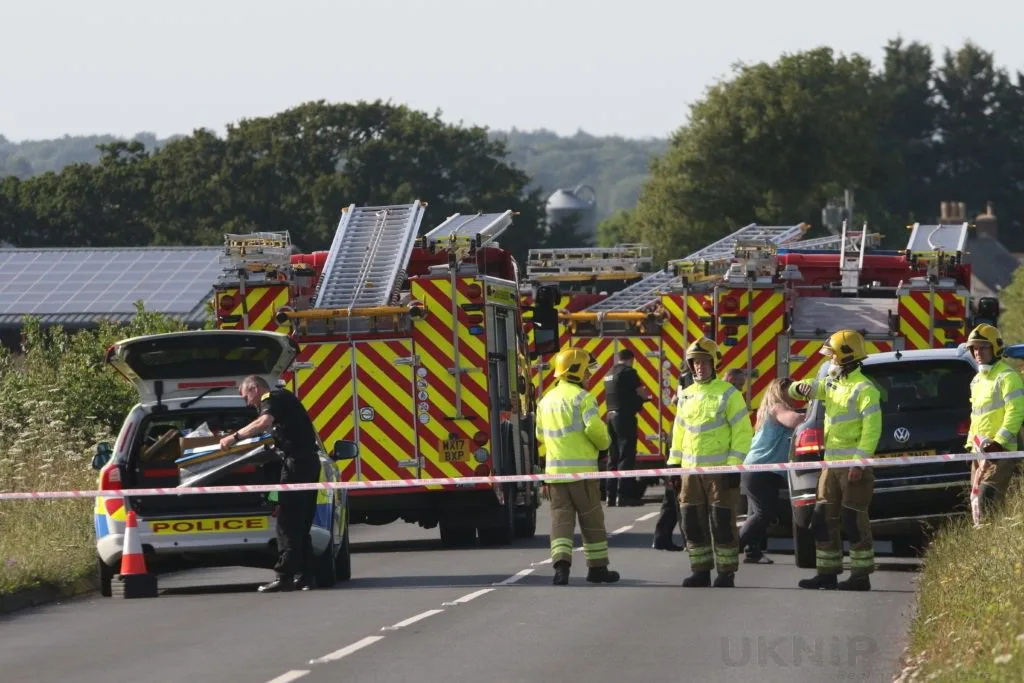 Manhunt Launched After Hit-and-Run Leaves Woman Trapped and Seriously Injured on Briddlesford Road, Newport