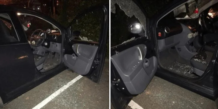 Scumbag attack NHS workers car after 12 hour shift saving lives