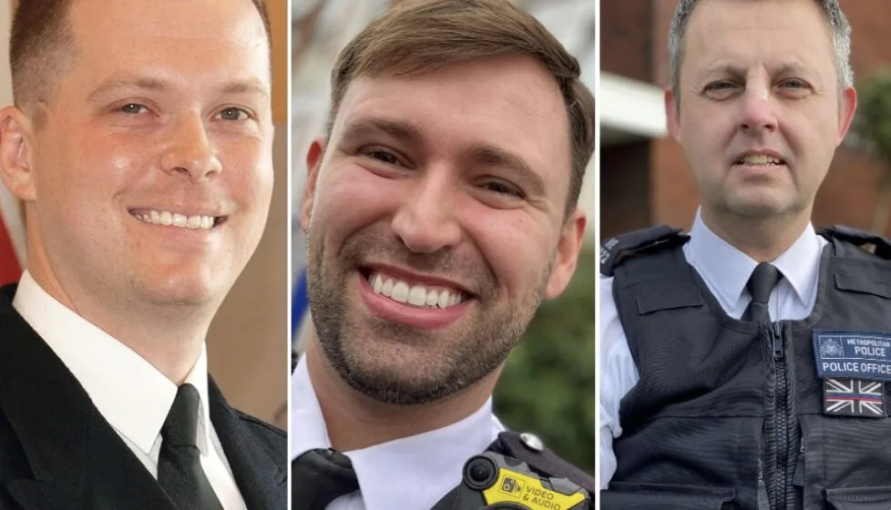 A Tremendous Trio of Metropolitan Police officers who displayed outstanding courage as they came under attack while protecting Londoners