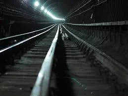 The poor woman injured her ankle in the fall and was clearly unable to get back onto the platform by herself. With the trains still running, her life was in real and immediate danger