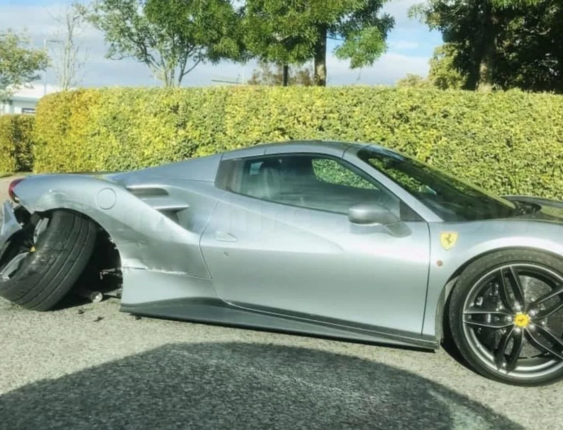 £251k Ferrari 488 Crushed in Winchester Junction Smash Just Days After Purchase