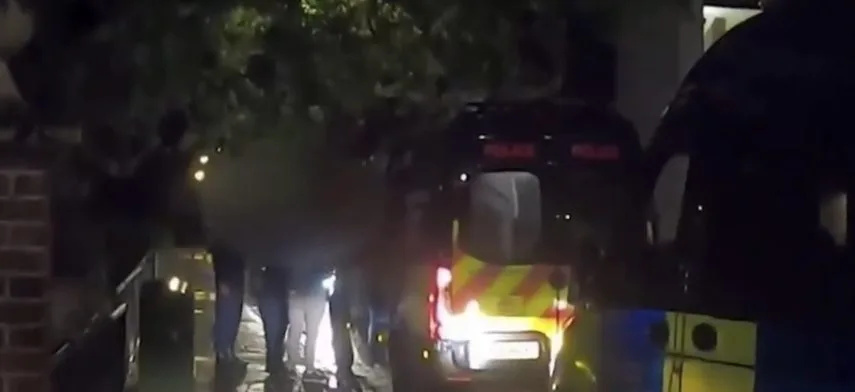The 34-year-old man believed to be the head of the organised crime group was detained at his flat