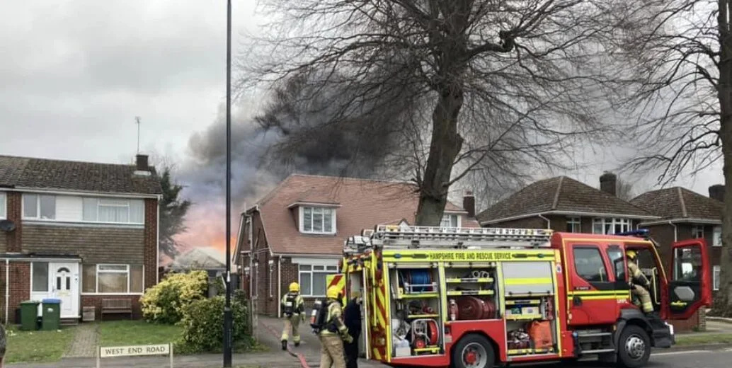 Fire Rips Through Former Southampton Cattery, Cuts Power to 300 Homes on West End Road