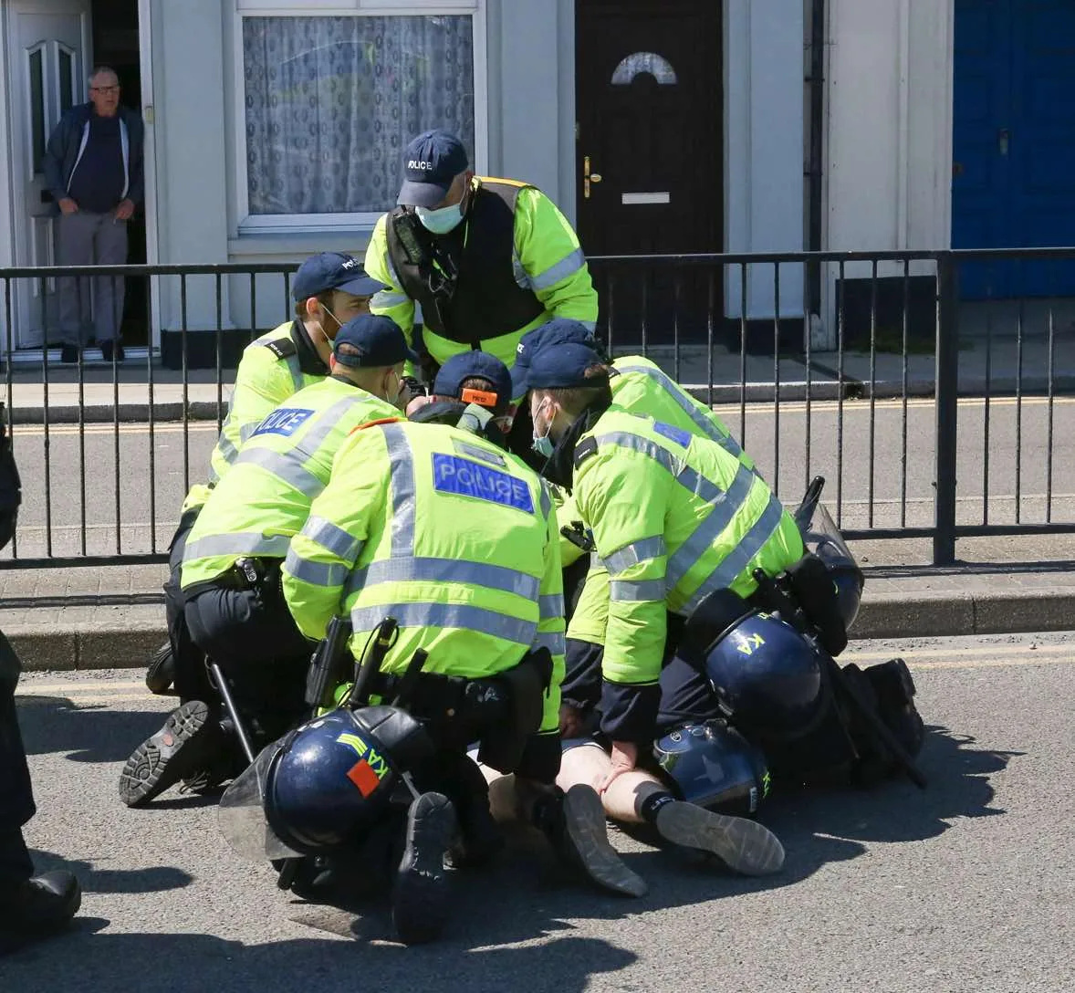 Four Men Charged After Dover Protest Sparks Chaos on Kent Seafront
