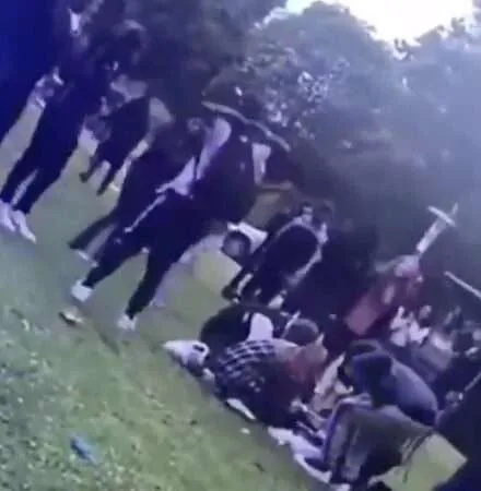 Man rushed to hospitial after attack in Barnet Park