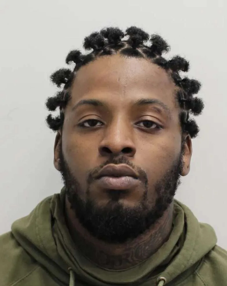 Pictured : Thug who kicked police officer to the ground during a protest is sentenced