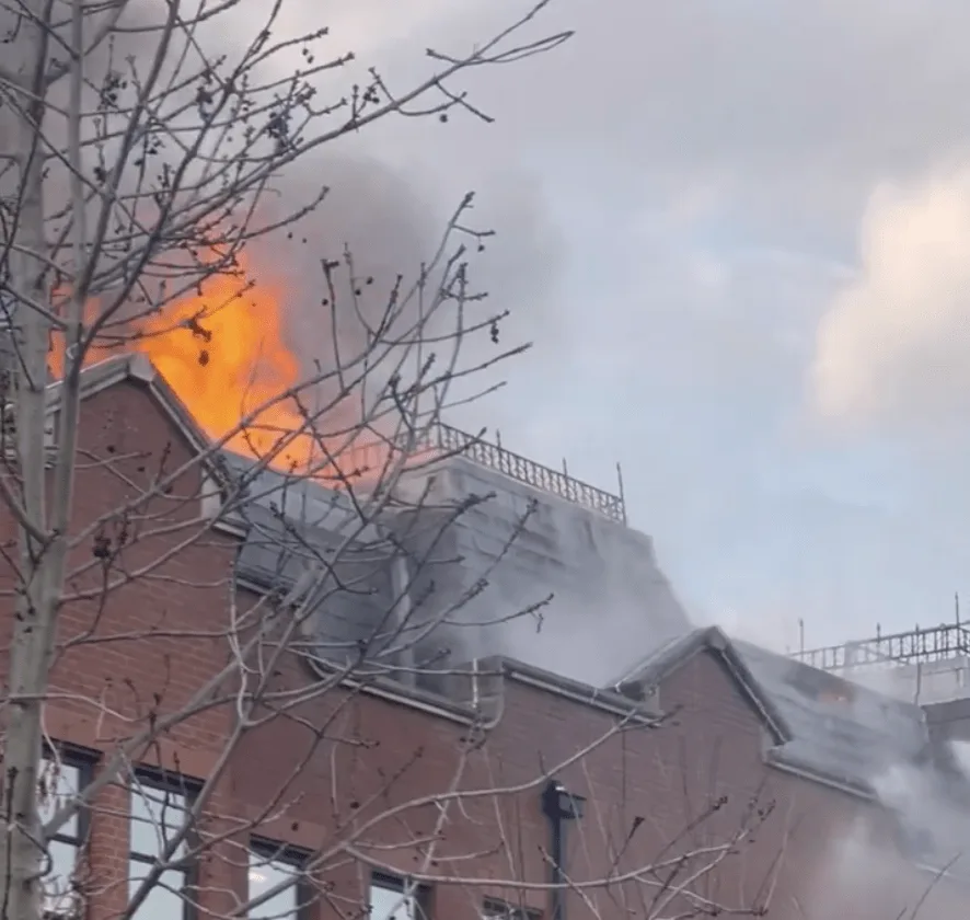 Massive Romford Road Blaze Hits Forest Gate Police Station – 100+ Firefighters Battle Flames