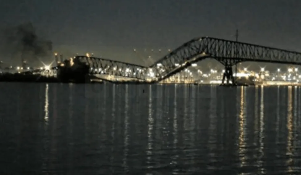 Baltimore’s Key Bridge Collapses After Cargo Ship Smash—Major Traffic Chaos Hits City