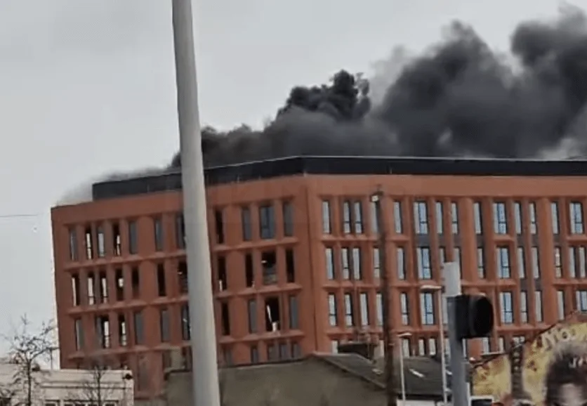 Firefighters Tackle Blaze at £100M Blackpool Civil Service Hub Under Construction