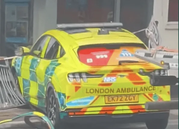 Ambulance Crashes into Railings at Abbey Wood – Emergency Services Investigate