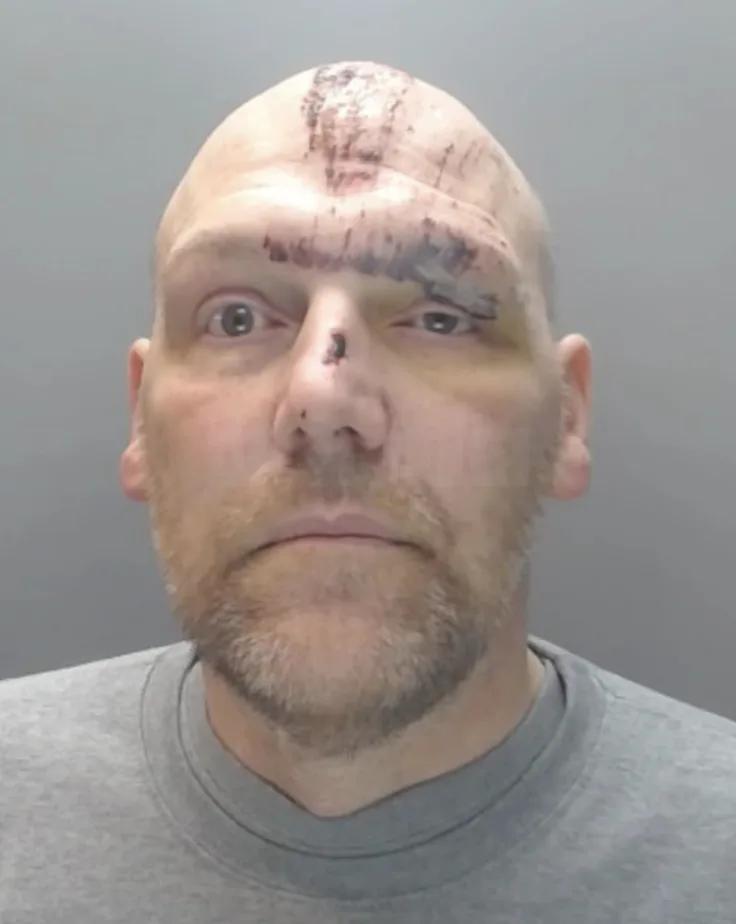 A man has been jailed after deliberately driving a car into a theatre during rush hour