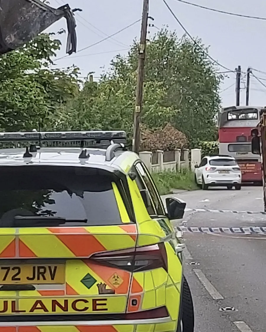 Tractor-Bus Crash on A227 Sends 12 Kids and Driver to Hospital – Suspect on Bail, Police Seek Witnesses