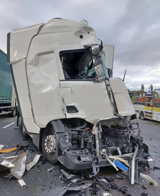 M6 Northbound Gridlock: Two Lorry Crash and Spillage Sparks 12-Mile Tailbacks in Cheshire