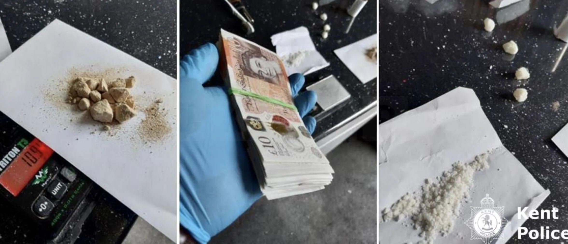 Kent Police Bust County Lines Drug Gang in Mill Road Raid – Three Arrested with Crack Cocaine and Heroin Seized