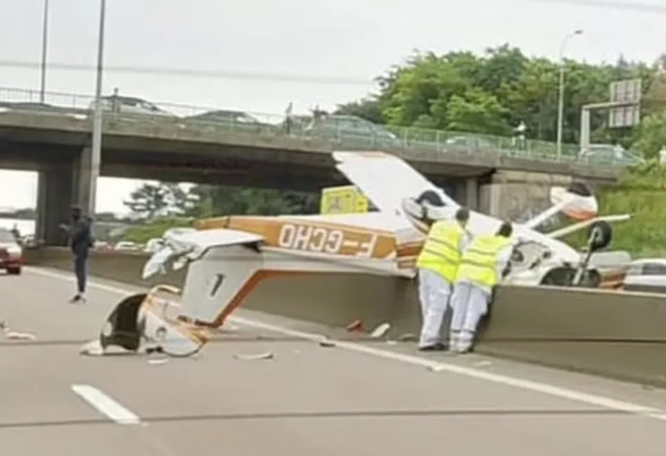 Three Dead as Light Plane Crashes on A4 Near Paris After Hitting Power Cable